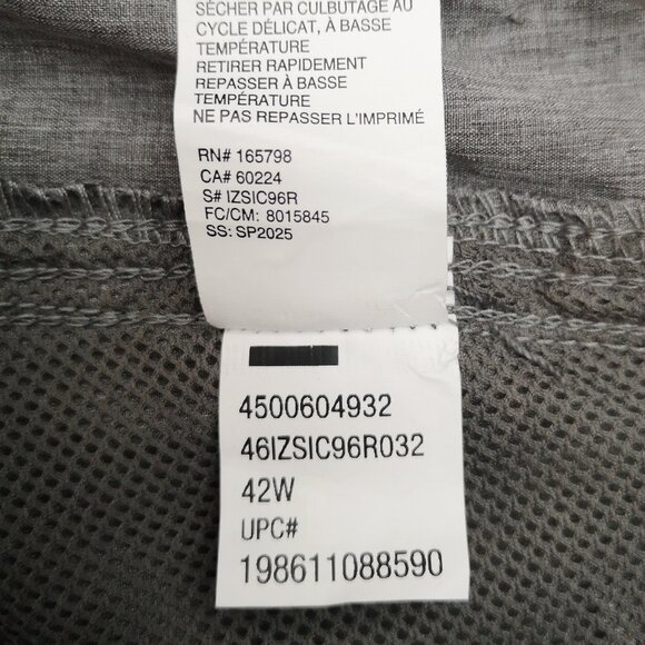 NWT Izod Men's Size 42 Grey 4 Way Stretch UPF50 Quick Dry Classic Fit Shorts - Picture 6 of 15